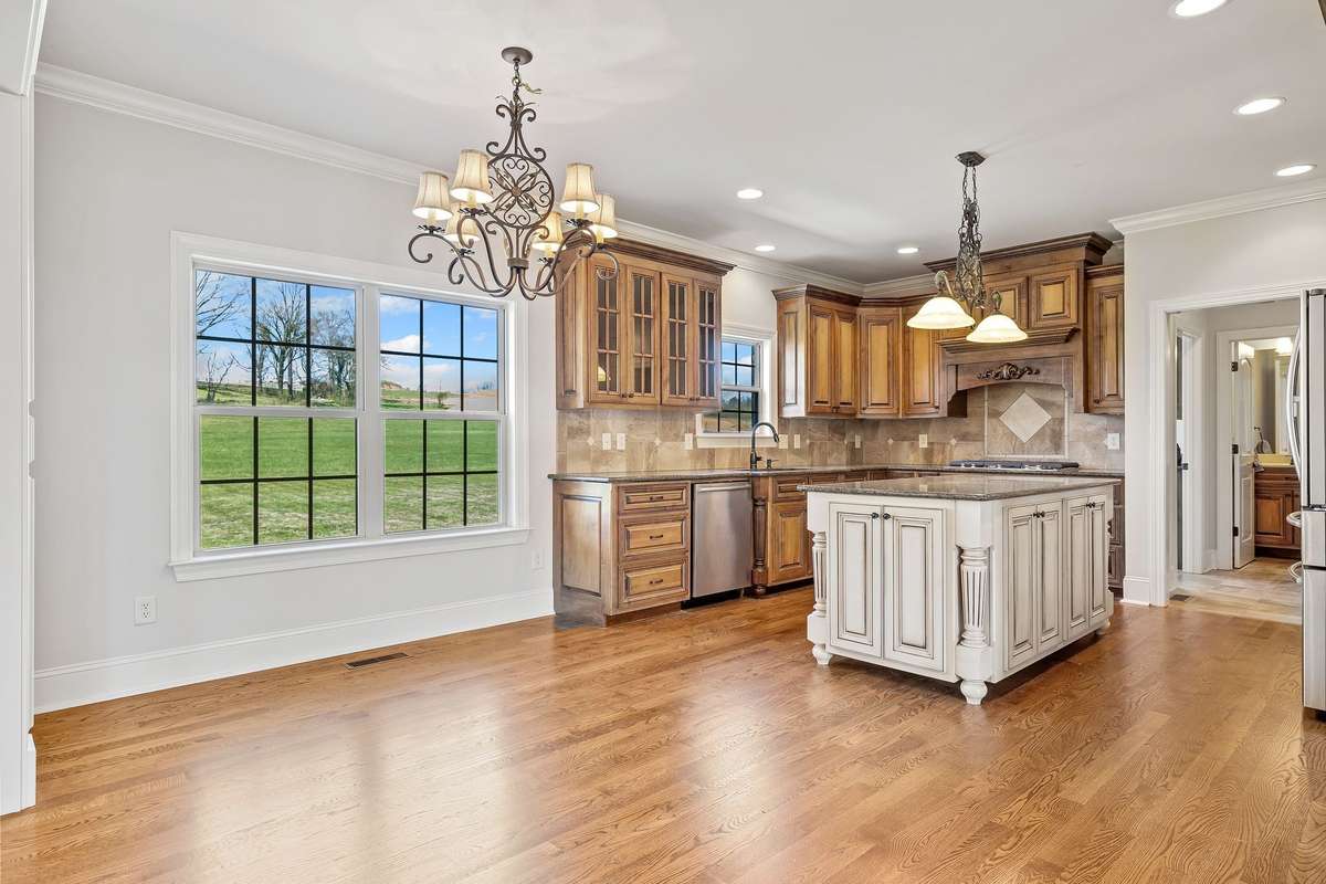 Large Breakfast area for casual, family dining.  If Mom wants a wonderful kitchen, this is it.