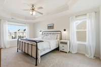 Spacious master suite