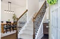 Bright, open foyer with clear sightlines