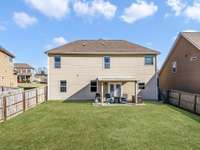 Notice the covered patio for shaded summer afternoons