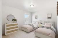 All the secondary bedrooms are a great size!