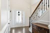 Hardwoods throughout the first floor