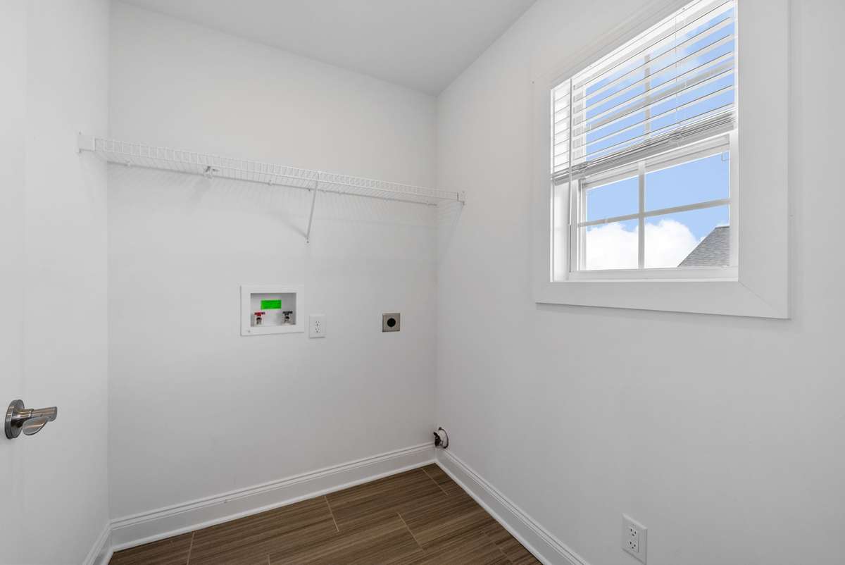 Laundry room, conveniently, located upstairs near all of the bedrooms