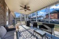 Love a good screened-in back porch