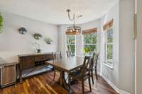 Dining looks out toward Old Hickory Lake