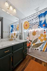 Upstairs kids bathroom