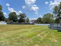 What a backyard.  You could have a huge pool and still have plenty of room for the play equipment
