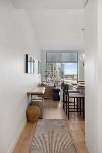 A3 Entryway | Furnished Model | Cool Finish Palette