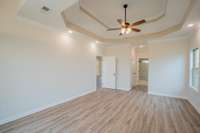 Another View of the Primary Bedroom with 2 Walk-in Closets!