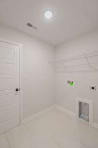 Large Laundry Room w/ Shelving!