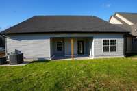 Covered Patio with Ceiling Fan & an Uncovered Area! Perfect For All Your Outdoor Entertaining!