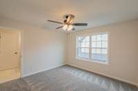 One of the Large Guest Bedrooms Upstairs! Both Upstairs Bedrooms have Walk-in Closets and Connected Full Bathrooms!