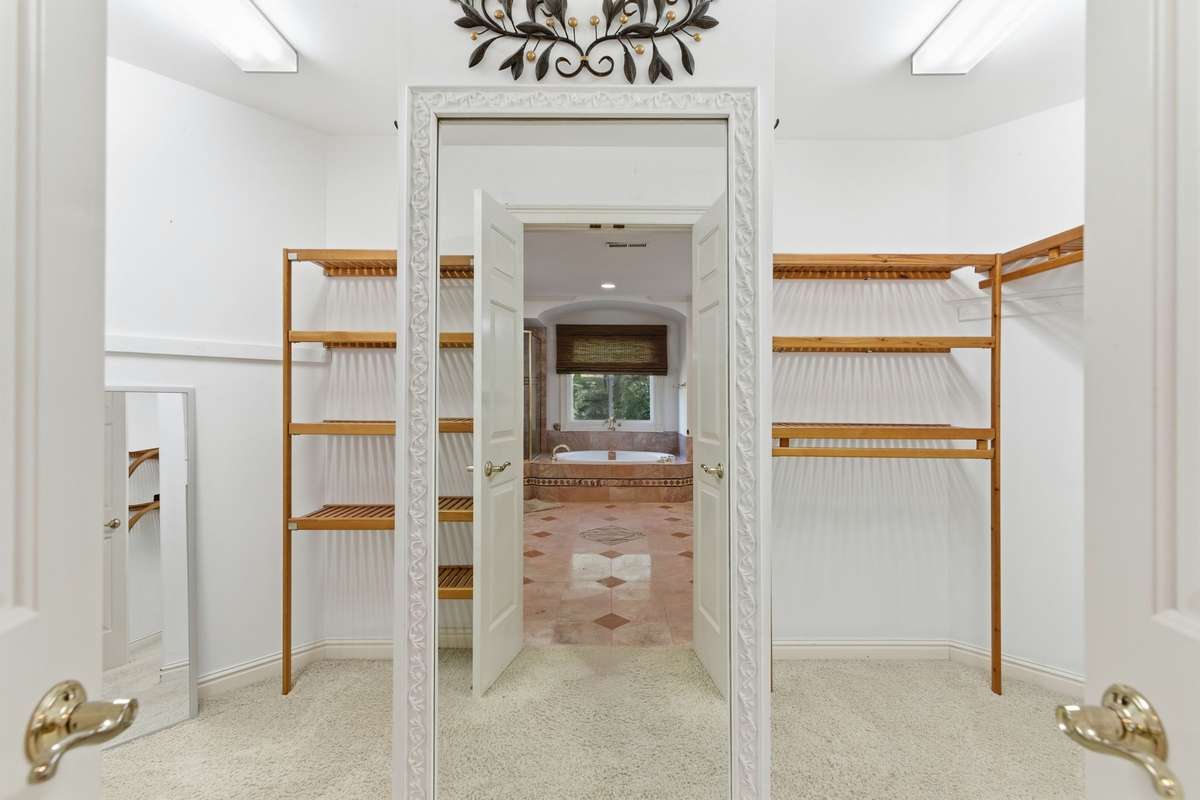 Primary Walk In Closet