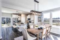 Designated dining space