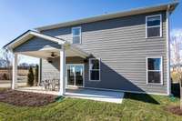 Optional rear covered porch or morning room