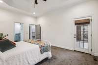 Owner's Suite with private door to covered patio