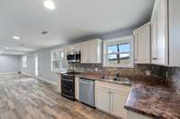 Open concept - kitchen and living room