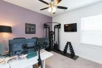 DOWNSTAIRS FLEX 5TH BEDROOM.  GREAT FOR GUESTS / AGING PARENTS / OFFICE