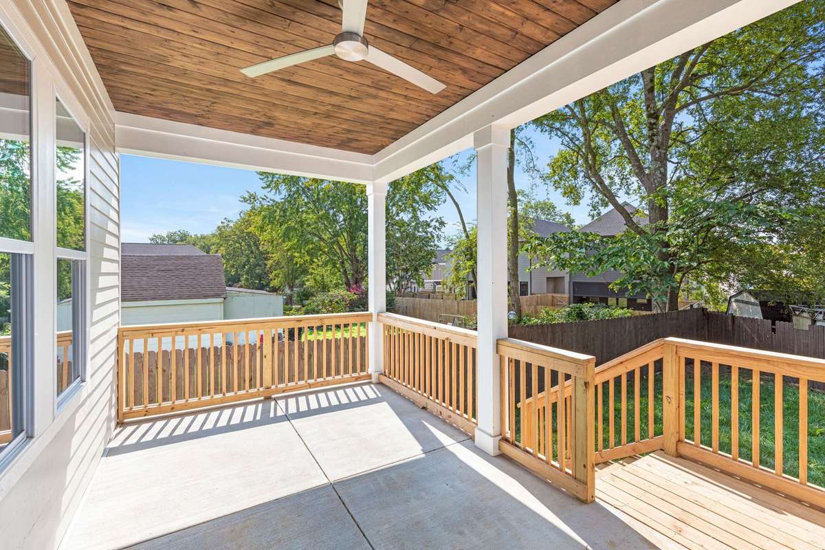 This covered patio is ideal for enjoying outdoor gatherings! 6369 Alamo Pl  Nashville, TN