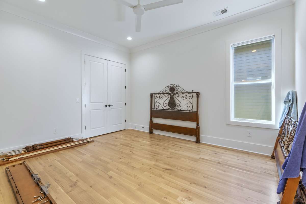 Your second bedroom features crown molding, large closet, & hardwood floors. 6371 Alamo Pl Nashville TN 37209