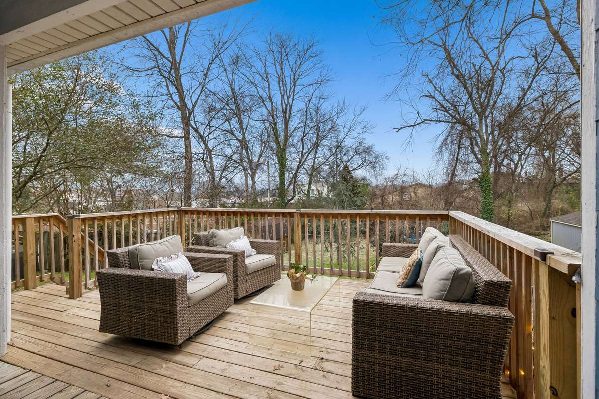 Outside, you will be able to enjoy TN weather on a new elevated deck, overlooking your larger backyard!