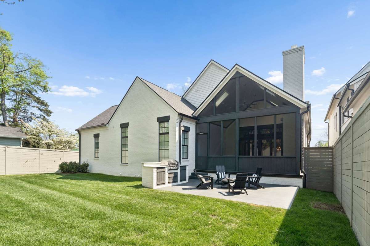 Fully fenced back yard with room for a pool