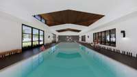 Artist's Rendering of indoor pool. Not pictured: indoor hot tub.