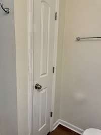 owner’s bathroom has separate linen closet