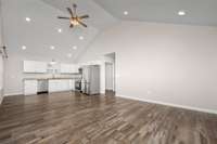 Tall ceilings and open living - just beautiful!
