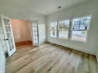 Study up front with 3 windows