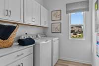 Photo of one of our Model homes. Keep scrolling to see pictures of the actual home