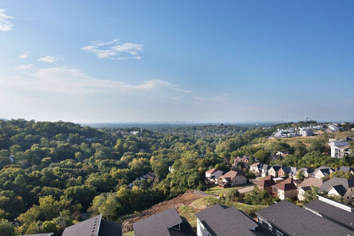 Nashville and hillside views