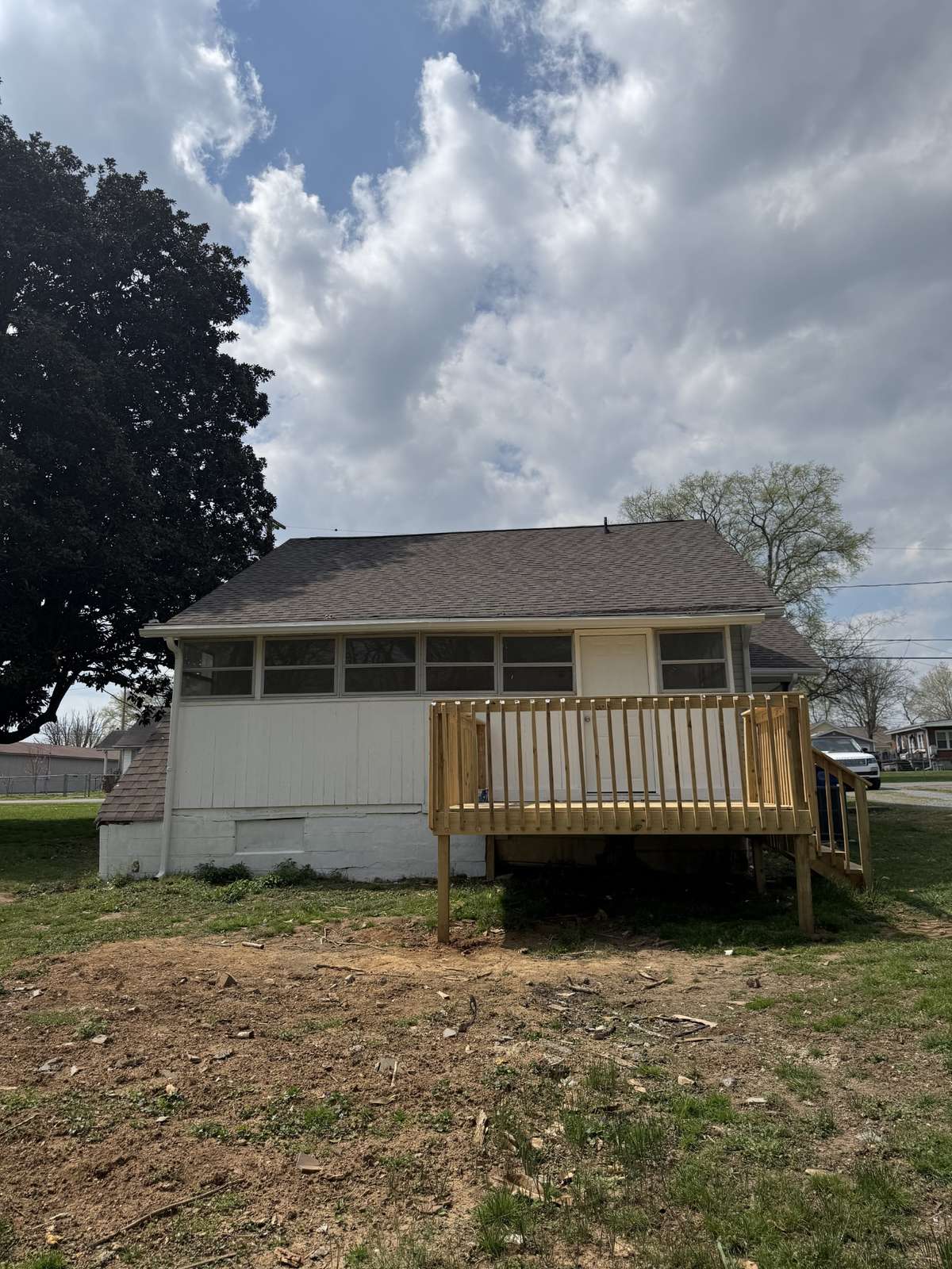 Back View with Deck