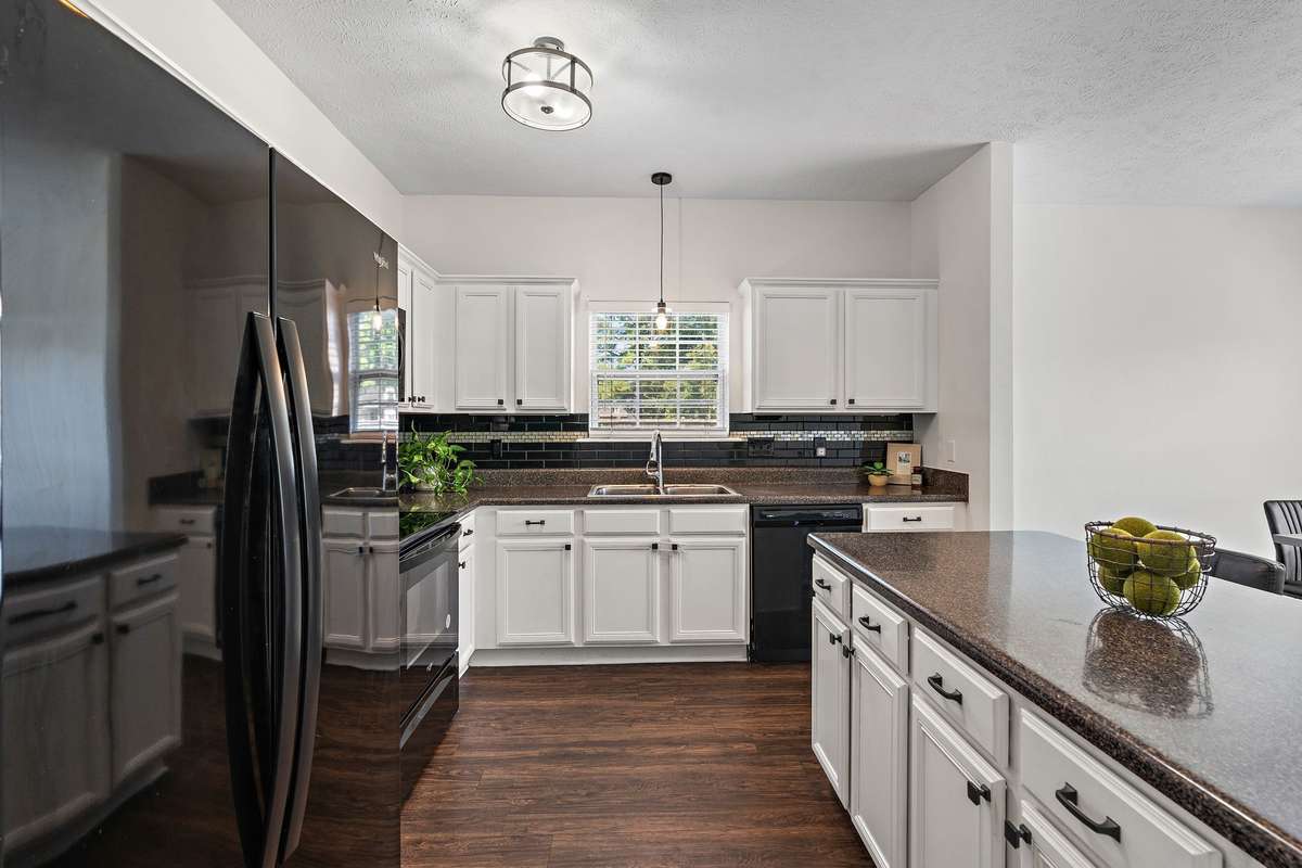 Watch your kids or animals play in the backyard from the window over the sink.