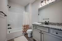 SPA WORTHY Bathroom w/ 
Upgraded Granite Package
