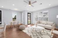 Virtually Staged Image - Model home, some features and layout may differ.