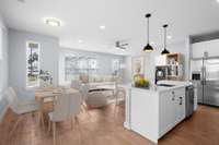 Virtually Staged Image - Model home, some features and layout may differ.