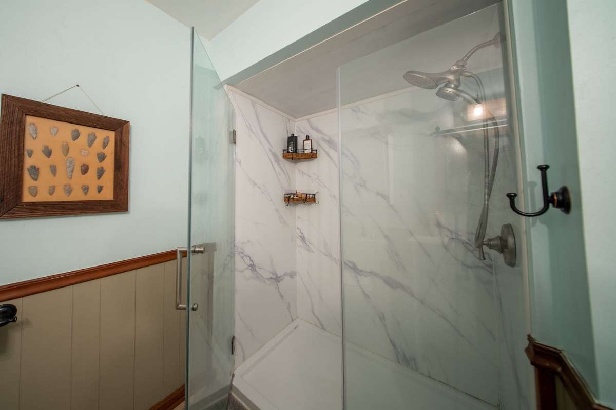 Large shower!