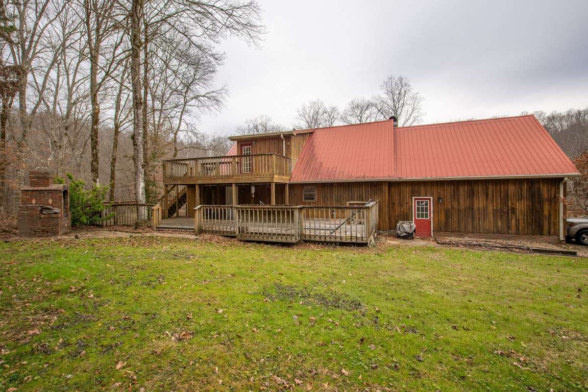 The porches on this home are in good shape and the views from every angle of the home are spectacular!