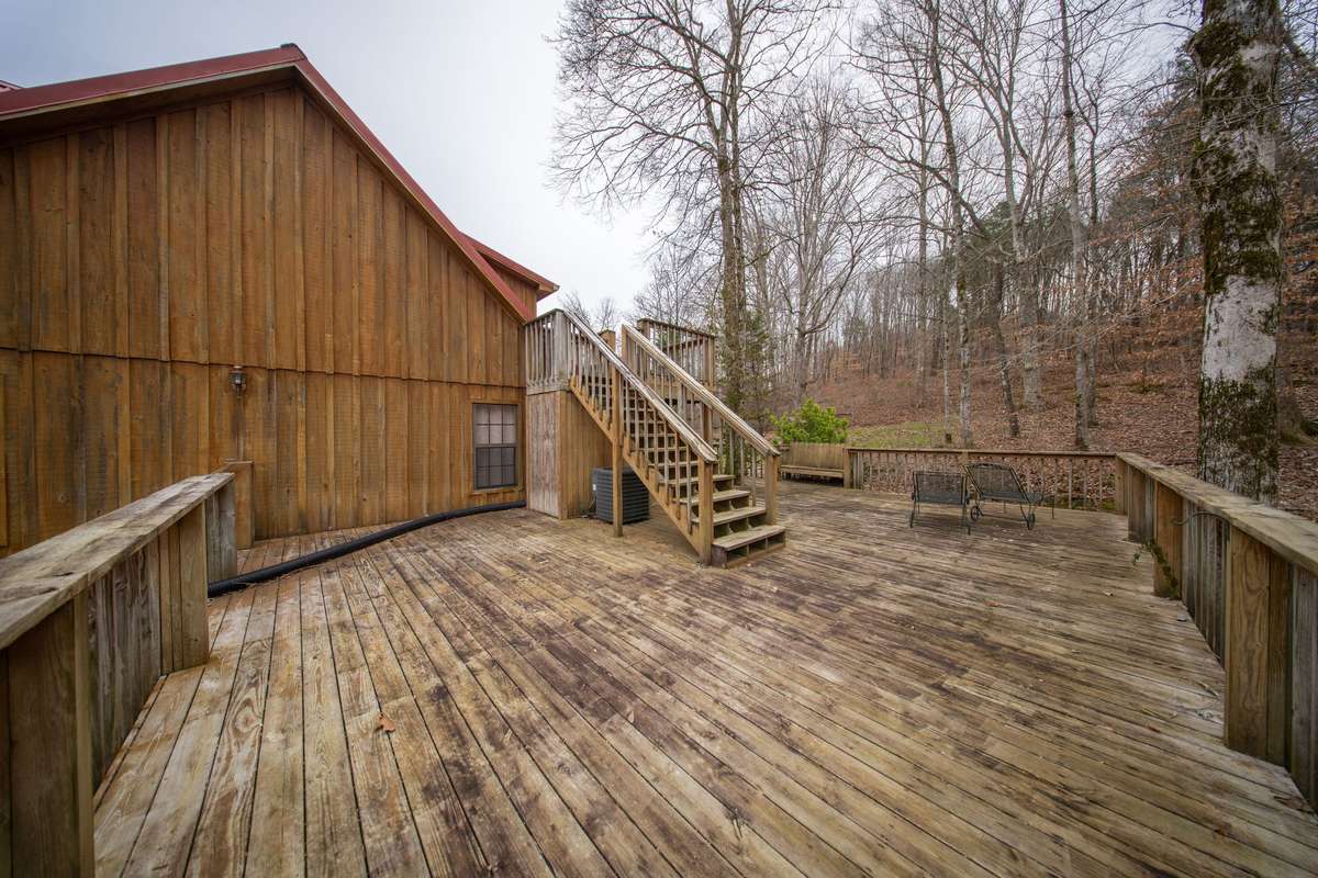 Solid wooden decks fro entertaining and great views