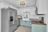 A modern farmhouse kitchen