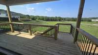 Large covered deck