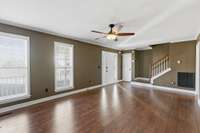Living room with great natural light