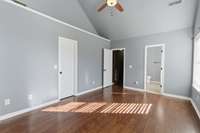 Primary bedroom with en-suite bath