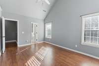 Primary bedroom with en-suite bath