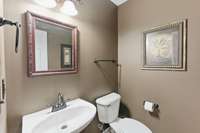 Half bath downstairs