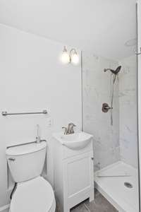 Full Bath in Basement