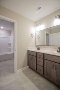 EXAMPLE>>>The Other Upstairs Guest Bathroom! Double Vanity is Separate from the Shower and Toilet Room!