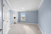 Bedroom 3 -- leads to a Jack-n-Jill bath...each with a private water closet/toilet space!