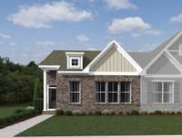 Rendering photo of similar home. This home is on a corner site.